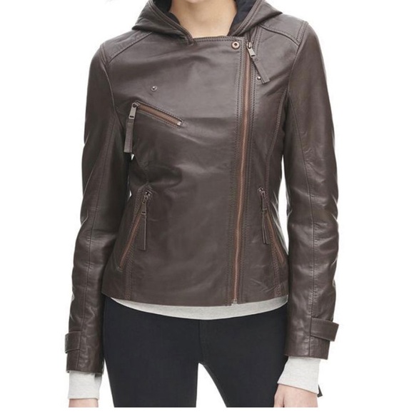 NWT vantage USA genuine leather jacket. Brand new Never used.size medium. - Picture 1 of 13